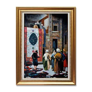 Arte do museu famosa pintura a óleo reproduções, orientalismo jean leon gerome arábia famosa pintura a óleo