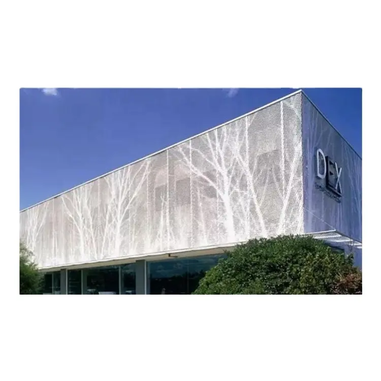 Commerce Außen struktur fassade Gebäude wand Aluminium platten Aluminium vorhang