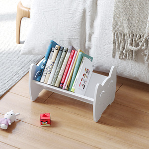 Desktop Bookshelf Multi-functional <b>Childrens</b> Book Organizer Small Household Textbook <b>Shelf</b> Standing Type Rectangle 1 Layer - Product Image 3