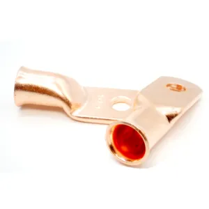 Stamping Custom Copper Ring Terminal Lug Single Hole Copper Crimp Cable Lug