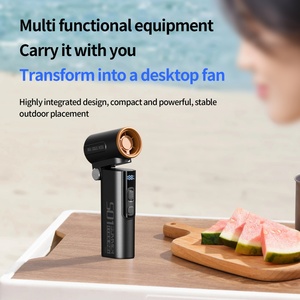 Portable Type-C Rechargeable 3-Speed <b>Battery</b>-Powered Mini Handheld Cooling Fan for Car Outdoor RV Use High-grade Box - Product Image 6