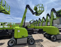 Plateforme élévatrice articulée électrique ZA14NJE / ZA14NJE-Li, capacité de 230 kg, zéro émission, avec double batterie