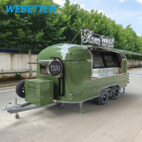WEBETTER EEC Camion de cuisine mobile, bar à café, glaces, pizzas, desserts, camion de restauration, camion de burgers, remorques de traiteur entièrement équipées