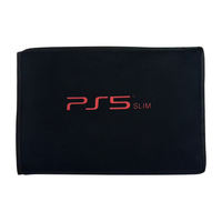 Housse de protection en nylon imperméable de haute qualité pour console PS5 Slim avec design de voyage