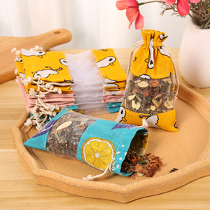 Sacs en coton et ramie à cordon de serrage 10x15 cm, sachets en organza pour fenêtre, pour le stockage du thé, du café et des herbes aromatiques - Product Image 4