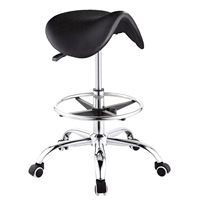 Tabouret de travail en métal pour école, laboratoire, atelier, vente en gros d'usine, petit tabouret de beauté pivotant et réglable en hauteur