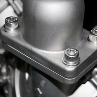 Pompe à membrane diaphragmatique de qualité alimentaire en acier inoxydable SS316 SS316L entièrement en acier inoxydable, fonctionnant à l'air comprimé