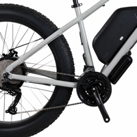 Vélo de montagne électrique à gros pneus pour adultes, batterie E-Bike, phare LED, suspension avant, frein à disque, vélo tout-terrain