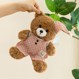 Orsacchiotto di Peluche Personalizzato all'Ingrosso, Cuscino Morbido per <span class=keywords><strong>Buonanotte</strong></span> <span class=keywords><strong>e</strong></span> Regalo di Compleanno, Basso MOQ - Product Image 5