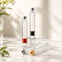 Mini flacon en verre pour le stockage de liquides de soin de la peau