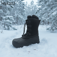 HY, Nouveaux produits, bottes de ski de fond avec design isolant thermique, bottes imperméables pour enfants/adultes, bottes de ski d'hiver HSK002