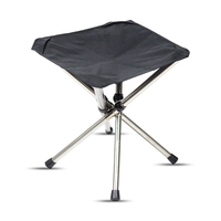 Tabouret de plage portable tabouret de pêche de camping pliant de haute qualité