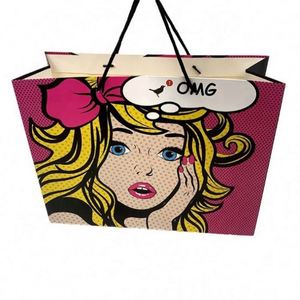 High Quality Custom Luxury Bags Promotional Clothing Shopping <b>Gift</b> Jewelry Packaging Paper Bag - Product Image 2