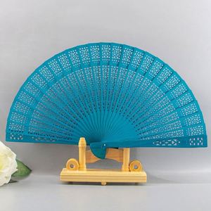 Custom Hollow Folding Fragrant Wood <b>Gift</b> Fan - Product Image 2