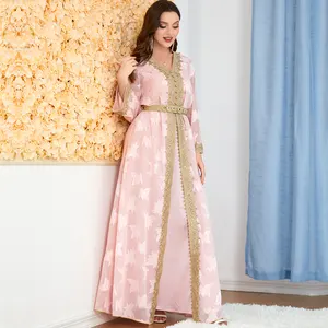 EID Middle Eastern Turkish Solid Color Plus Size Multicolor Robe Dress abaya