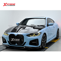 XTREME Capot Moteur Avant en Fibre de Carbone Sec Léger et Ventilé pour BMW G22 G23 G26 420i 430i M440i (2020-2029)