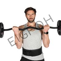 Barre de musculation EIGFOH en acier noir mat 1,2 2,2 m de haute qualité pour la maison, durable, antidérapante, capacité maximale de 500 à 700 livres, 10 à 20 kg