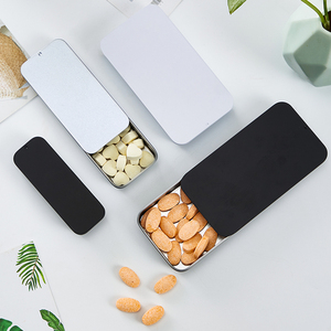 Biểu Tượng Tùy Chỉnh Mini Nhỏ Silding Trượt Nắp Rắn Nước Hoa <span class=keywords><strong>Container</strong></span> Bao Bì Kim Loại Hộp Thiếc Cho Balm - Product Image 3