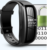 Enregistreur vidéo vocal numérique professionnel Dictaphone montre-bracelet intelligente Bracelet de réduction de bruit HD enregistreur vocal