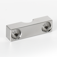 Connecteur d'axe à double trou en acier inoxydable usiné CNC, brochage, anti-corrosion, ultra haute précision, certifié ISO, pour robot