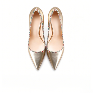 Nouvelle Arrivée 2026 – Escarpins Élégants Dorés à Bout <span class=keywords><strong>Pointu</strong></span> Grande Taille en Zircon pour Femme, Style Formel et Banquet, Talons Hauts Décolletés - Product Image 5