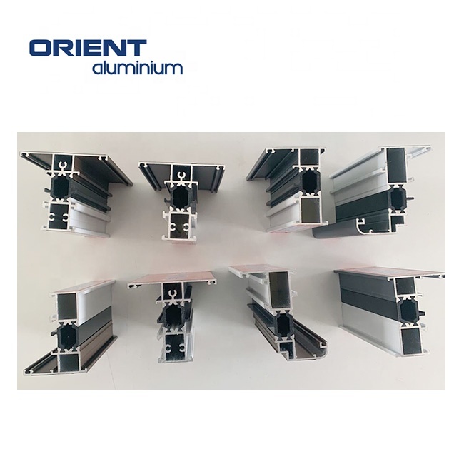 Aluminum Window Door Frame Profiles Section