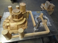 Fresadora CNC de 4 Ejes de Alta Resistencia con Control PLC para Producción Industrial de Patas de Muebles de Madera y Espuma 3D