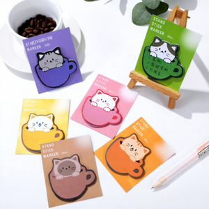 กระดาษโน้ตการ์ตูนน่ารักแบบขายส่ง ขนาดกะทัดรัด พกพาสะดวก ใช้งานได้หลากหลาย สีสันหลากหลาย สำหรับนักเรียน 1163 - Product Image 4