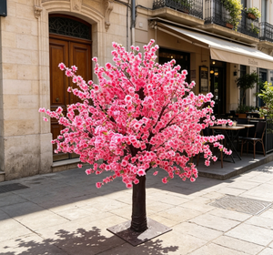 Achetez une Arche Décorative <span class=keywords><strong>pour</strong></span> Entrée, avec des Roses et des Arbres Artificiels <span class=keywords><strong>pour</strong></span> l'Intérieur et l'Extérieur, <span class=keywords><strong>en</strong></span> Rouge, <span class=keywords><strong>pour</strong></span> la Décoration Murale d'Entrée, Mini Arbre Artificiel - Product Image 3