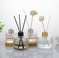 Diffuseurs à roseaux modernes de luxe 50ml-200ml, contenants vides avec bouchon à vis pour huiles essentielles, parfums et usages décoratifs