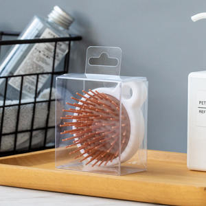 Cepillo de Pelo con Cojín de Aire Especial para Niñas, Peine de Peluquería de Plástico Ecológico Pequeño, <span class=keywords><strong>Mini</strong></span> Mango de Transporte Moderno - Product Image 3