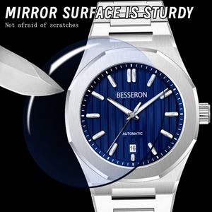 Reloj Mecánico de Lujo para Hombre, con Cristal de Zafiro Luminoso, Resistente al Agua 5ATM, Caja de Acero Inoxidable, Analógico - Product Image 3