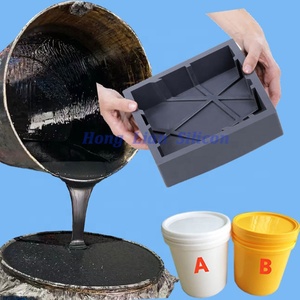 RTV2 Moule en silicone haute résistance Caoutchouc de silicone liquide noir <span class=keywords><strong>pour</strong></span> résine époxy Résine PU Ciment Plâtre Moules à cire - Product Image 2