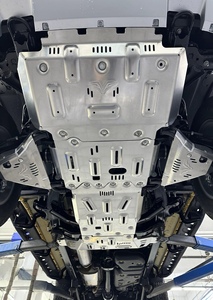 <span class=keywords><strong>Plaque</strong></span> de protection sous châssis FK en alliage Al-Mg de qualité aérospatiale 8 mm haute résistance pour Ford Ranger 4x4, couleur argentée, performance garantie à vie - Product Image 3