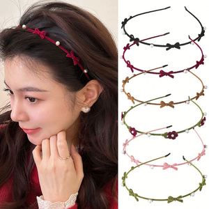 Diadema <span class=keywords><strong>de</strong></span> Terciopelo con Perlas y Lazo, Corona <span class=keywords><strong>de</strong></span> <span class=keywords><strong>Flores</strong></span> Delicada, Guirnalda Metálica <span class=keywords><strong>para</strong></span> el <span class=keywords><strong>Cabello</strong></span>, Accesorios <span class=keywords><strong>para</strong></span> el <span class=keywords><strong>Cabello</strong></span> <span class=keywords><strong>para</strong></span> Bodas, Fiestas y Fotos, <span class=keywords><strong>para</strong></span> Mujeres y <span class=keywords><strong>Niñas</strong></span> - Product Image 1