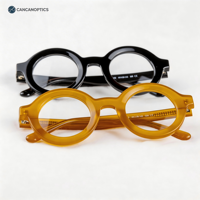 Monture de lunettes unisexe CC en acétate transparent haut de gamme, modèle 23103, pour toutes les formes de visage, fabriquée en Chine