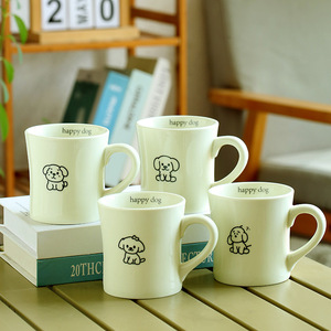 Tasses en céramique avec motif de chat mignon, 301-400 ml, impression sérigraphique, cadeau pour étudiant, rentrée scolaire - Product Image 2
