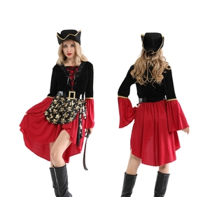 Consegna diretta <span class=keywords><strong>In</strong></span> fabbrica: elegante <span class=keywords><strong>Costume</strong></span> da Cosplay per adulti di Halloween per feste di fantasia pirata femminile nei libri - Product Image 2