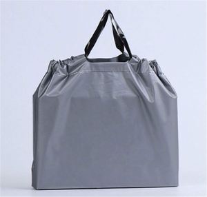Bolsas de tela personalizadas con logotipo, asa de plástico, para llevar, con paquete promocional - Product Image 3