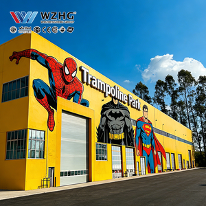 Centro de Trampolines con Estructura de Acero, Certificado ISO Profesional, Estructura de Acero Galvanizado de Gran Resistencia, <span class=keywords><strong>Vida</strong></span> Útil de 50 Años - Product Image 2