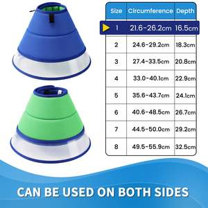 Zachte Hondenkegel Verstelbare Huisdierherstel E Halsband Plastic Hond Kattenkegel Na Operatie Anti-Bite Elizabethaan Halsband Voor Honden - Product Image 5