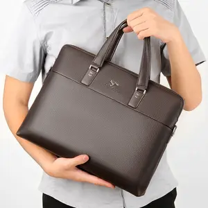 Office Single Shoulder Cross Bag PU Leather Briefcase Business Bag Briefcase for Men