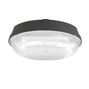 MInglight Surface Mounted 75W round led canopy light DLC ETL listed gas station led canopy light