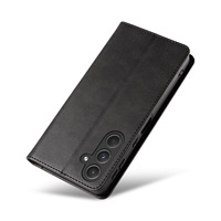Étui de téléphone moderne à clapet pour Samsung A17 A07 A26 A36 A56 A27 A37 A57 Series, antichoc, avec support pliable et portefeuille en cuir