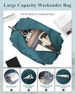 Bolsa de viaje <span class=keywords><strong>para</strong></span> mujeres, hombres, artículo <span class=keywords><strong>personal</strong></span> con compartimento <span class=keywords><strong>para</strong></span> zapatos, bolsas de mano <span class=keywords><strong>para</strong></span> aviones, bolsa de noche - Product Image 3