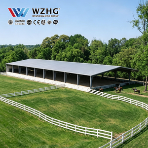 Manège équestre préfabriqué en acier avec structure préfabriquée pour installations d'équitation professionnelles - Product Image 1