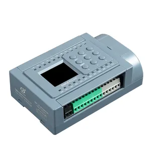 Huaqingjun8-in 8-outリレー出力PLC2チャンネルアナログ入力出力0-10VVFD用PLCコントローラー