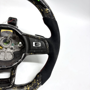 Volante de Cuero GTI VW/Volkswagen para Golf 6 7 Serie R Passat B8 Mk7 MK8 <span class=keywords><strong>Arteon</strong></span>/CC Jetta Series, Modelos de Automóviles Volkswagen - Product Image 3
