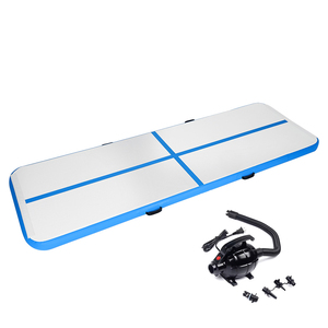 Thảm tập thể dục dụng cụ thể thao hơi bơm hơi 10ft có logo OEM, thảm tập nhào lộn, thảm tập thể dục hơi với bơm điện cho phòng tập thể dục - Product Image 1