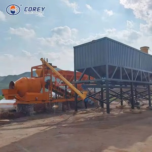 Centrale à béton mobile avec mélangeur série JS, équipement de production de béton automatique pour projets de construction - Product Image 2